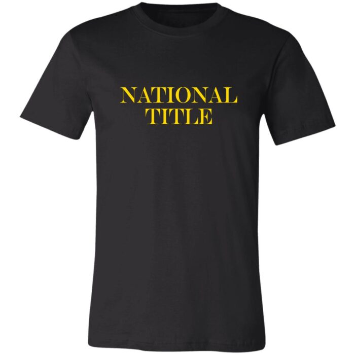 National Title Unisex Jersey Short-Sleeve T-Shirt