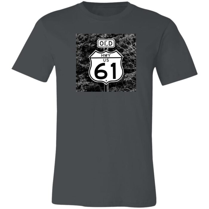 U.S. Highway 61 (Minnesota) Unisex Jersey Short-Sleeve T-Shirt - Image 4