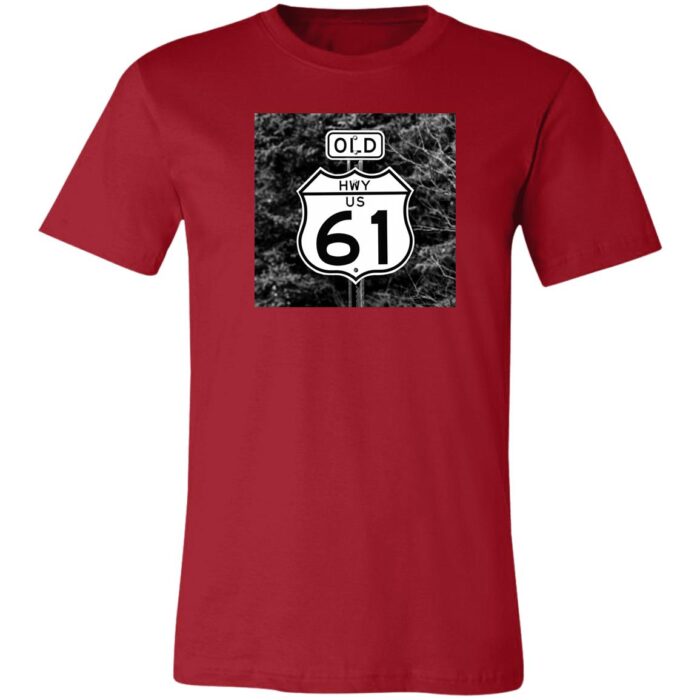U.S. Highway 61 (Minnesota) Unisex Jersey Short-Sleeve T-Shirt - Image 7