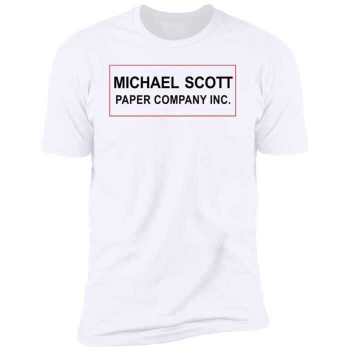 Michael Scott Paper Company Premium Short Sleeve Tee
