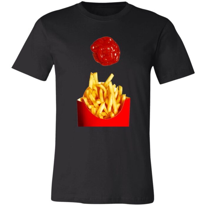 Fries and Ketchup Unisex Jersey Short-Sleeve T-Shirt - Image 4