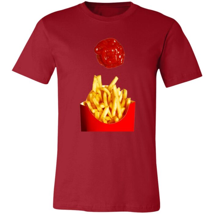 Fries and Ketchup Unisex Jersey Short-Sleeve T-Shirt - Image 5