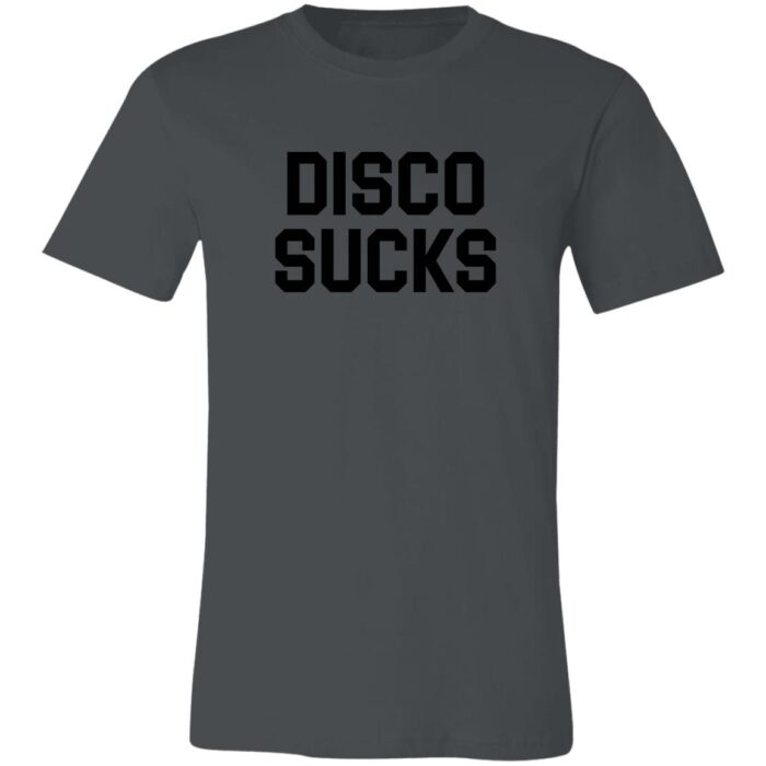 Disco Sucks Unisex Jersey T-Shirt - Image 4