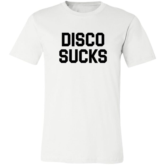 Disco Sucks Unisex Jersey T-Shirt - Image 2