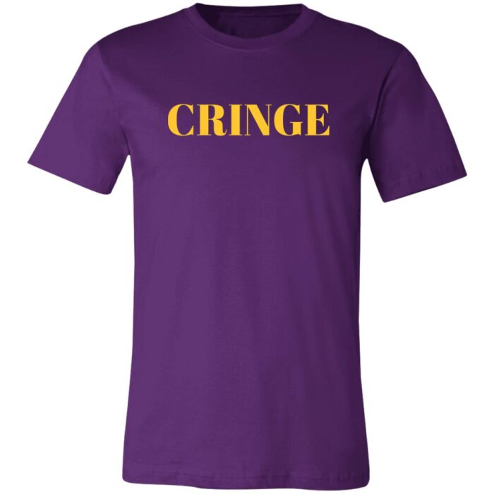 Cringe Unisex Jersey Short-Sleeve T-Shirt - Image 3