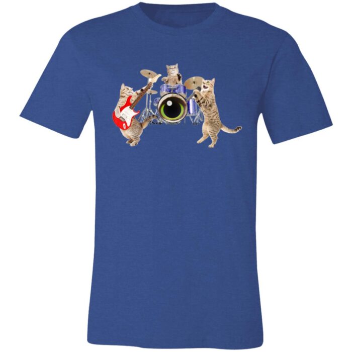 Cat Rock Band Unisex Jersey Short-Sleeve T-Shirt