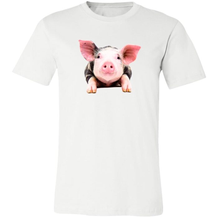 Adorable Pig Unisex Jersey Short-Sleeve T-Shirt - Image 2