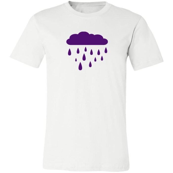Purple Rain Unisex Jersey Short-Sleeve T-Shirt - Image 2