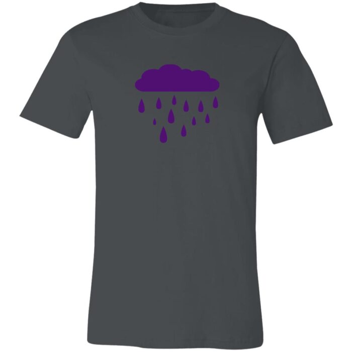 Purple Rain Unisex Jersey Short-Sleeve T-Shirt - Image 3