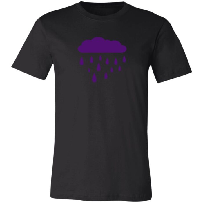 Purple Rain Unisex Jersey Short-Sleeve T-Shirt - Image 4