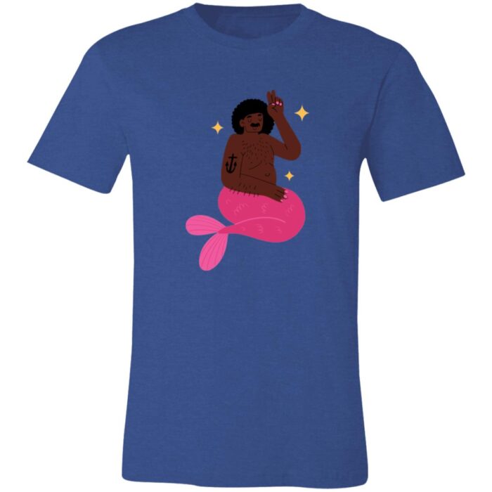 Controversial Merman Unisex Jersey Short-Sleeve T-Shirt - Image 4