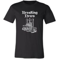 Gutenberg Press Breaking News Unisex Jersey Short-Sleeve T-Shirt - Image 6
