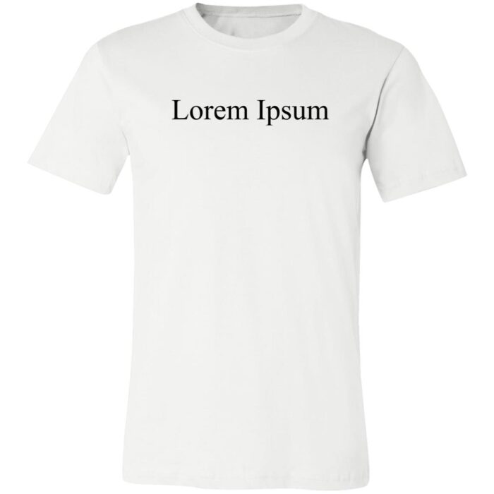 Lorem Ipsum Unisex Jersey Short-Sleeve T-Shirt - Image 2