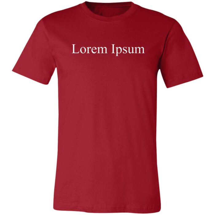 Lorem Ipsum Unisex Jersey Short-Sleeve T-Shirt - Image 8