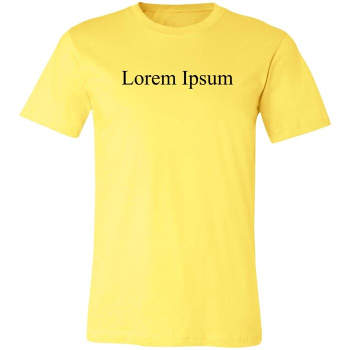 Lorem Ipsum Unisex Jersey Short-Sleeve T-Shirt - Image 5