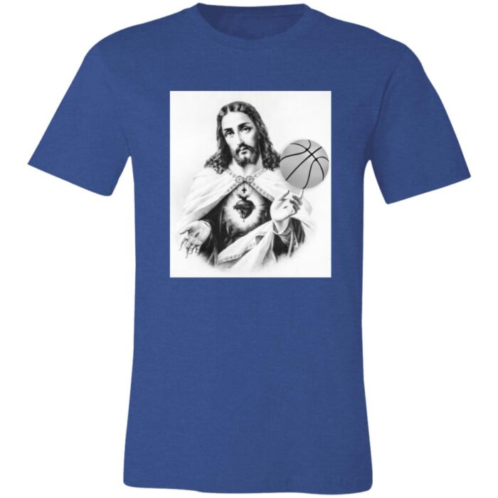 Jesus Basketball Unisex Jersey Short-Sleeve T-Shirt - Image 2