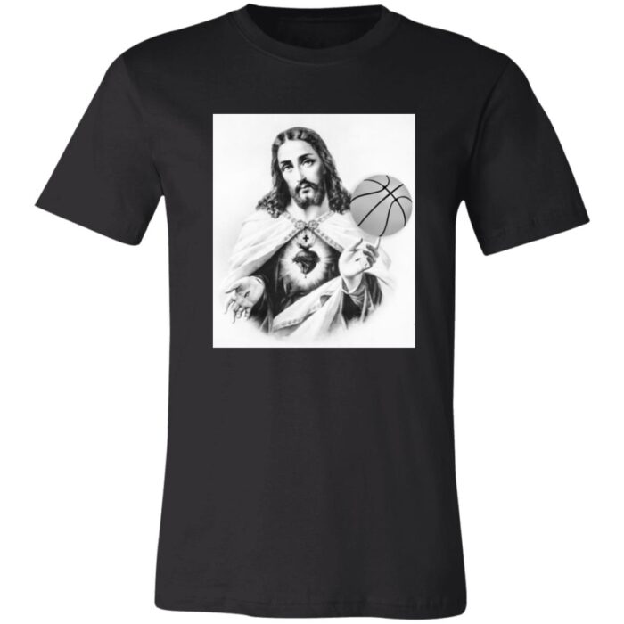 Jesus Basketball Unisex Jersey Short-Sleeve T-Shirt - Image 3
