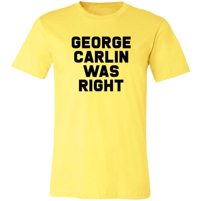 George Carlin Unisex Jersey Short-Sleeve T-Shirt - Image 4