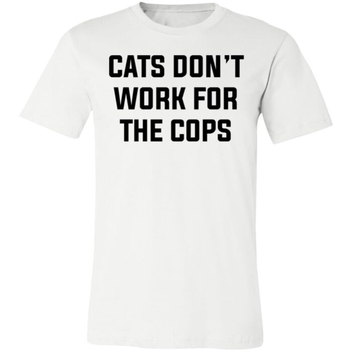 Cats Cops Unisex Jersey Short-Sleeve T-Shirt - Image 4
